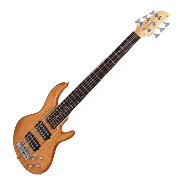 Tokai 'Legacy Series' 6-String Mahogany T-Style Contemporary Electric Bass Guitar (Natural Satin)-TL-CB1/6-NST