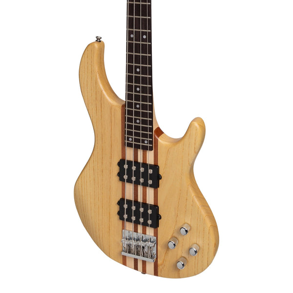 Tokai 'Legacy Series' Ash Neck-Through Contemporary Electric Bass Guitar (Natural Satin)-TL-CTNB3-NST