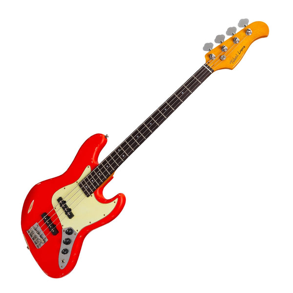 Tokai 'Legacy Series' JB-Style 'Relic' Electric Bass (Red)-TL-JBR-RED