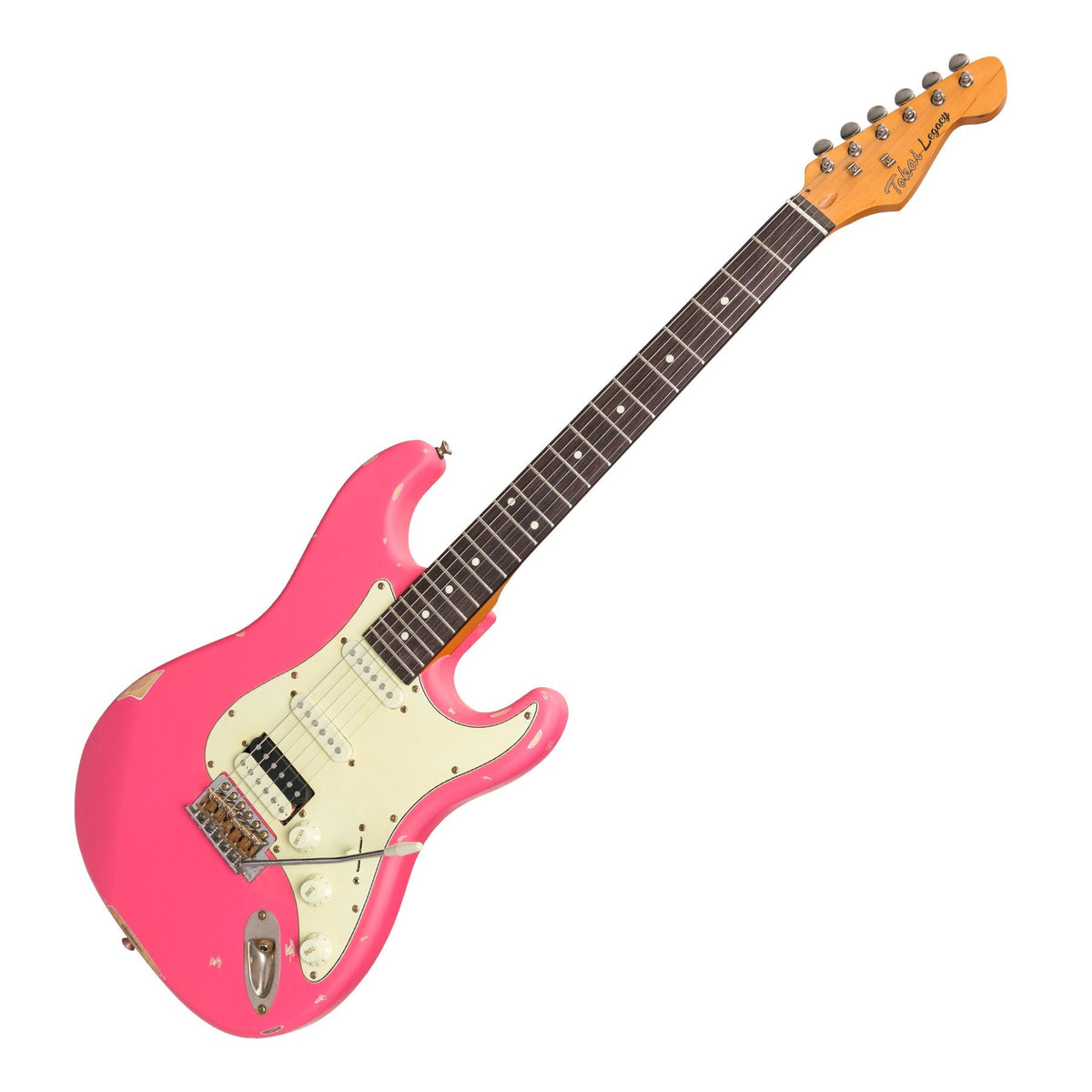 Tokai 'Legacy Series' STStyle HSS 'Relic' Electric Guitar (Pink