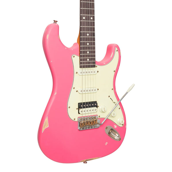 Tokai 'Legacy Series' ST-Style HSS 'Relic' Electric Guitar (Pink)-TL-ST5-PK