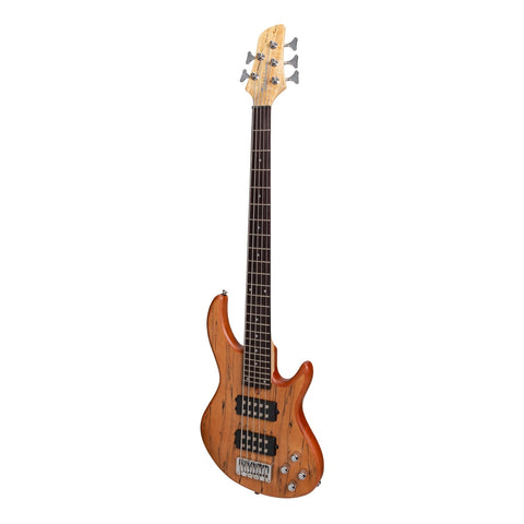 Tokai 'Legacy Series' 5-String Mahogany T-Style Contemporary Electric Bass Guitar (Natural Satin)-TL-CB1/5-NST