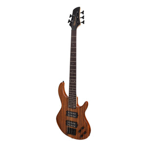 Tokai 'Legacy Series' 5-String Mahogany & Zebrano T-Style Contemporary Electric Bass Guitar (Natural Satin)-TL-CB2/5-NST