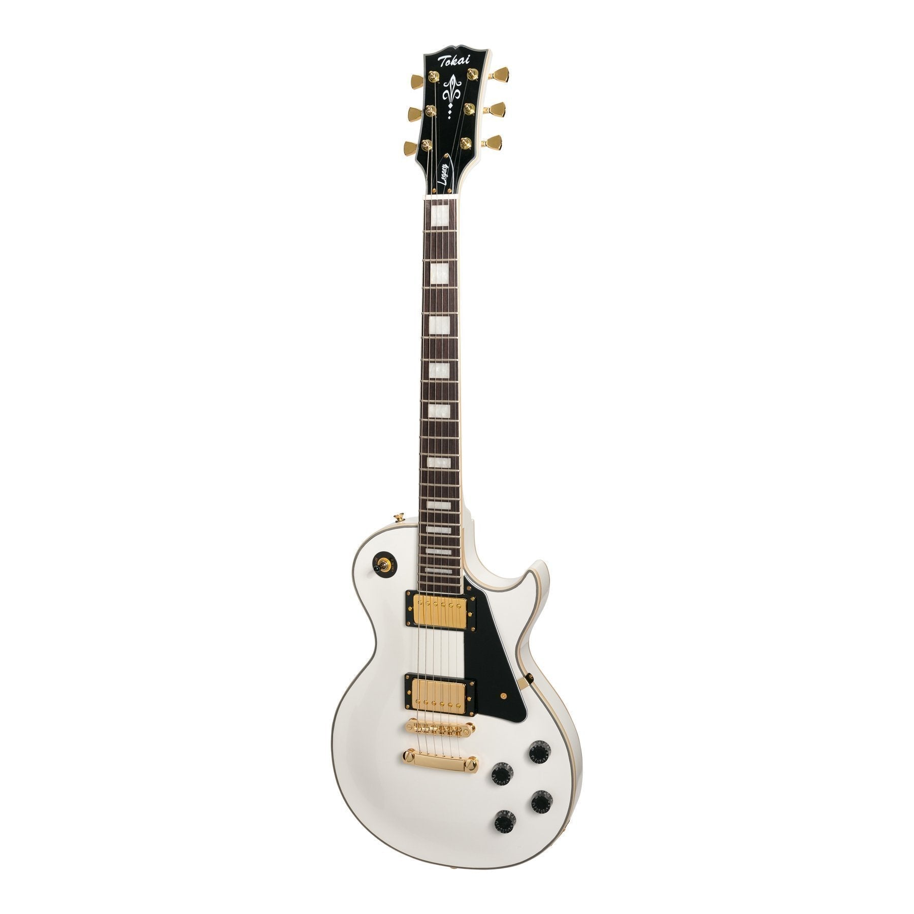 Tokai 'Legacy Series' LP-Custom Style Electric Guitar (White)-TL-LC-WH