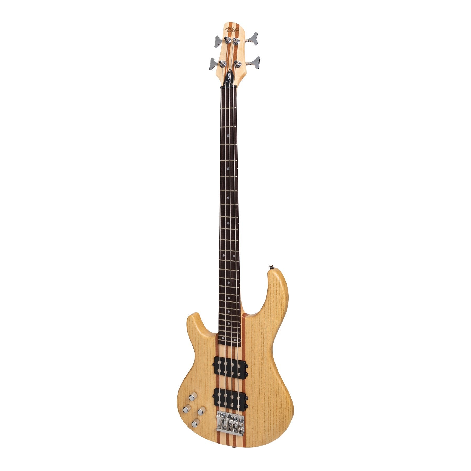 Tokai 'Legacy Series' Left Handed Ash Neck-Through Contemporary Electric Bass Guitar (Natural Satin)-TL-CTNB3L-NST