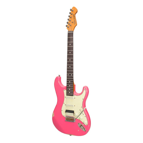 Tokai 'Legacy Series' ST-Style HSS 'Relic' Electric Guitar (Pink)-TL-ST5-PK