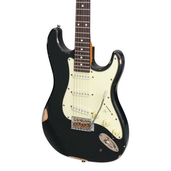 Tokai 'Legacy Series' ST-Style 'Relic' Electric Guitar (Black)-TL-ST6-BLK