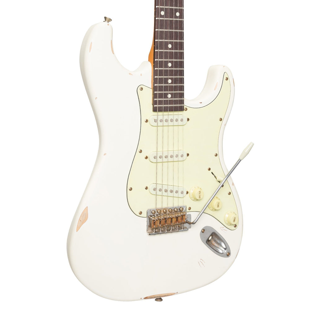 Tokai Legacy Series ST Style Relic Electric Guitar Vintage White Tokai Guitars Australia